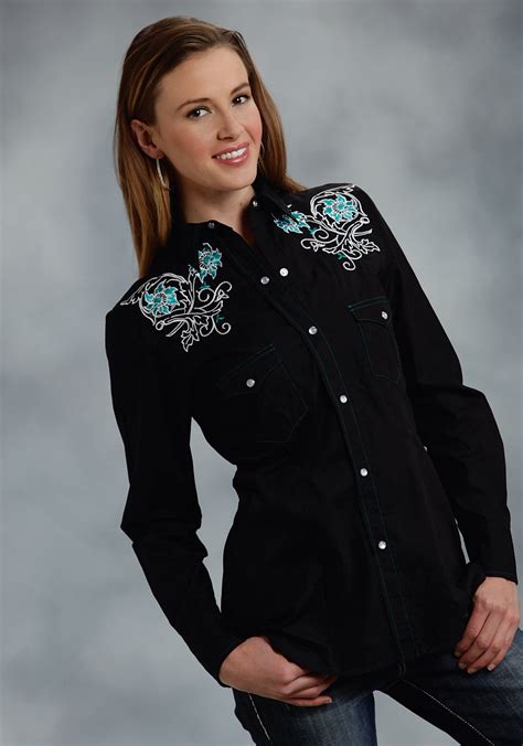 Sparkle and Shine in Our Ladies Western Bling Shirts